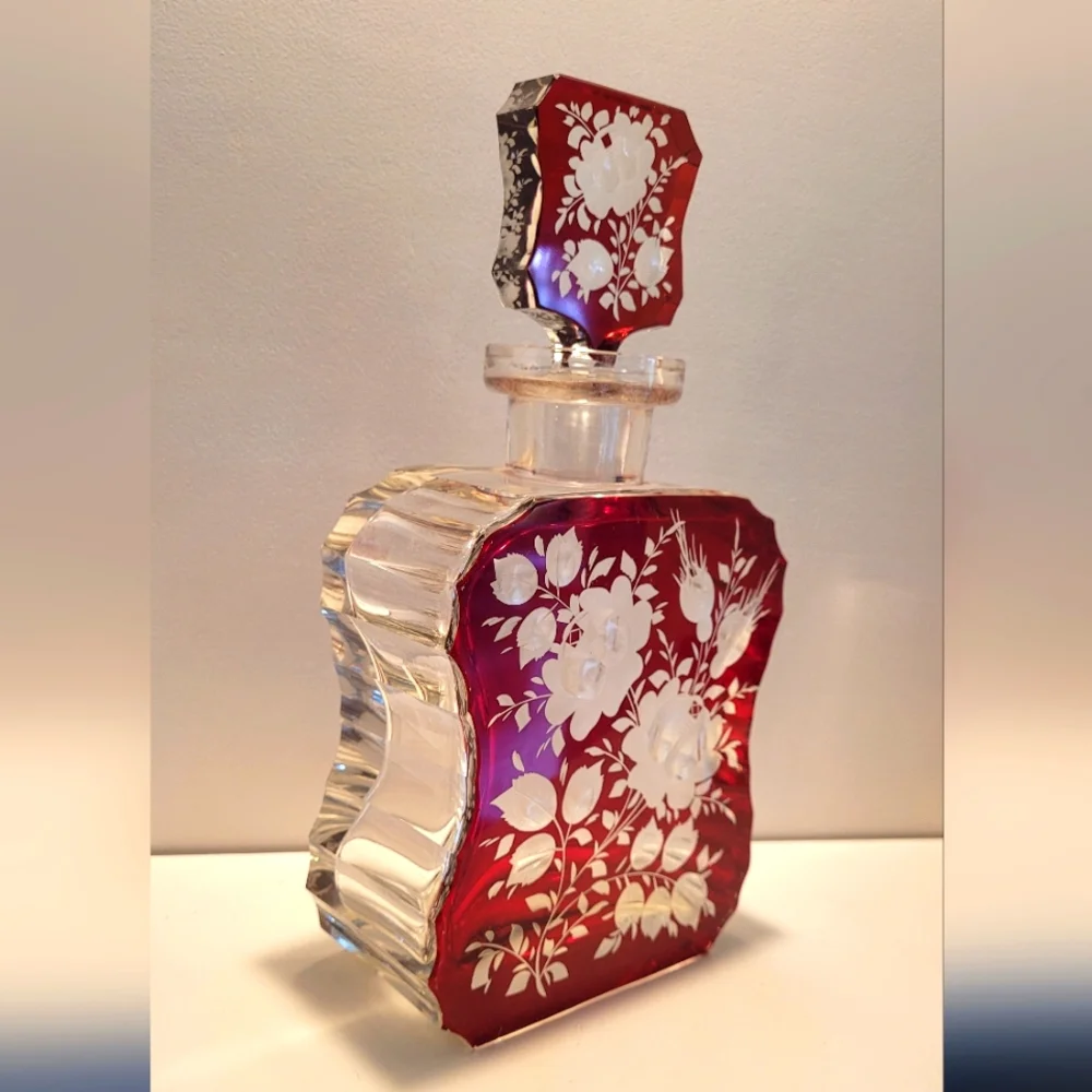 Vintage Crystal Decanter Set